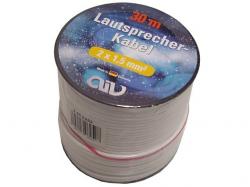 Lautsprecherkabel AIV Mini-Spule 2x1,50 mm� 30 m OFC-Cu wei�