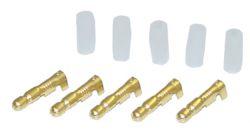 AIV 650735 Rundstecker - vergoldet - 1,5 / 2,5 qmm - 5 St�ck