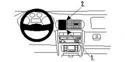 Brodit ProClip - Fahrzeughalterung - Audi A3, Seat Leon (00-05) / Toledo (99-03) - 852717 / 852333
