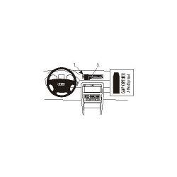 Brodit ProClip - Fahrzeughalterung - Audi A4 (01-07) / S4 (01-07) - 852870