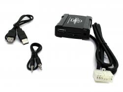 USB / SD / Aux Interface - Toyota / Lexus / Honda / Isuzu - OEM Radio 12-pin (5+7) - 70573