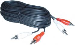AIV Cinchkabel 2-Kanal Stereo - 2,5 m - schwarz - 700212
