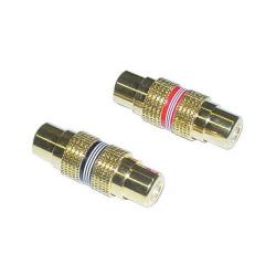 AIV Cinch-Verbinder - 2x Kupplung auf 2x Kupplung - 650375