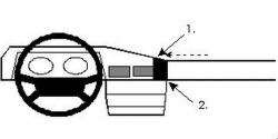 Brodit ProClip - Fahrzeughalterung - Mercedes 103 (190/190E) (84-92) - 851517