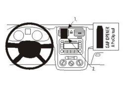 Brodit ProClip - Fahrzeughalterung - VW Golf V 5 (04-06) - 853358