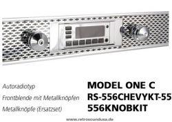 Ampire RETROSOUND Frontblende mit Metall-Bedienkn�pfen - Chevrolet 150, 210 - RS-556CHEVYKT-55