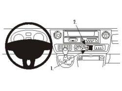 Brodit ProClip - Fahrzeughalterung - Renault Mascott (04-06), Master (04-10) - 853376