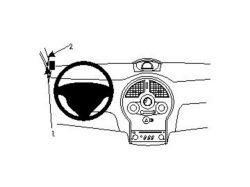 Brodit ProClip - Fahrzeughalterung - Renault Modus (05-10) - 804456