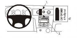 Brodit ProClip - Fahrzeughalterung - Mitsubishi Outlander (03-06) - 853251