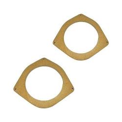 Lautsprecherringe MDF f�r Toyota Corolla E11 - 165 mm - Frontt�r
