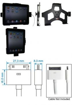 Apple iPad Halterung - aktiv - Apple AV Kabel Vorbereitung - Brodit 515139