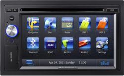 Blaupunkt New York 800 - 2-DIN Truck Navi mit Touchscreen / Bluetooth / TMC / USB / iPod / DVD / 3D