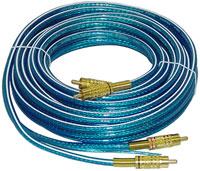 AIV Cinchkabel 2-Kanal Stereo - 1,0 m - blau-transparent - 630341 Preisvergleich