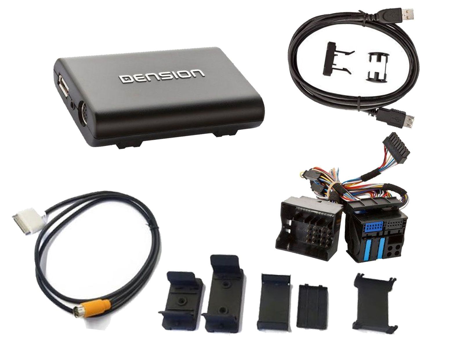 Dension Gateway 300 + Dock Cable - iPod / iPhone / USB / AUX Interface - BMW mit 40 PIN Flachk.