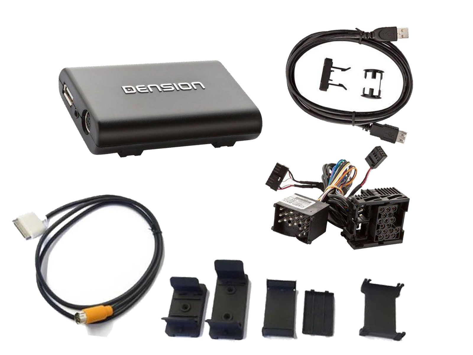Dension Gateway 300 + Dock Cable - iPod / iPhone / USB / AUX Interface - BMW mit 17 PIN Rundk.