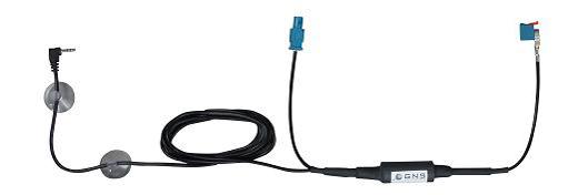 AIV Antennen-Y-Adapter f�r TMC Navigation auf 2x 2,5 / 3,5 mm Klinken-Buchse - FAKRA