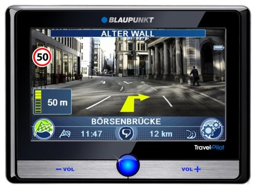 Blaupunkt Travelpilot 500 - mobile Navigation mit 4,3 Zoll (10,9 cm) Touchscreen / Bluetooth / TMC