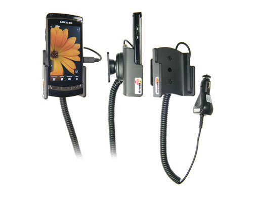 Brodit Handyhalterung - mit KFZ-Kabel - SAMSUNG Omnia HD / i8910 HD - 512020 - Restposten