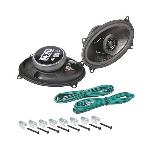 Baseline Audio BA-915 - 10x15 cm (4x6 Zoll) 2-Wege-Lautsprecher mit 80 Watt (RMS: 25 Watt)