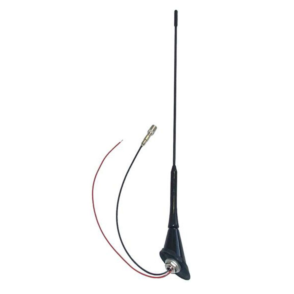 AIV Dachantenne - Radio FM/AM - 72� - schwarz - aktiv - M10x0,75 / DIN - Opel, Skoda - 150241