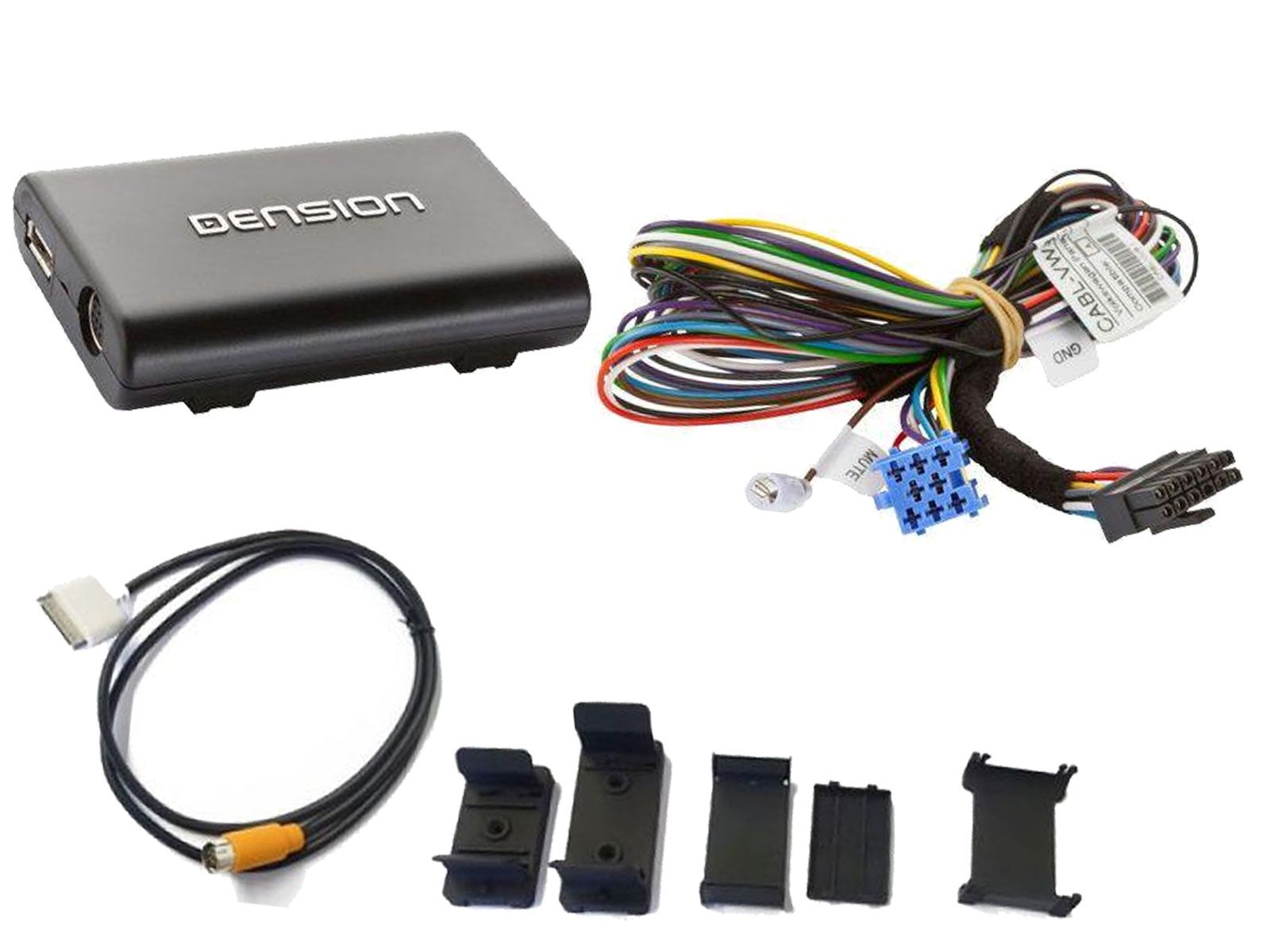 Dension Gateway Lite + Dock Cable - iPod / iPhone / USB Interface - VW, Skoda (1998-2004) - ISO