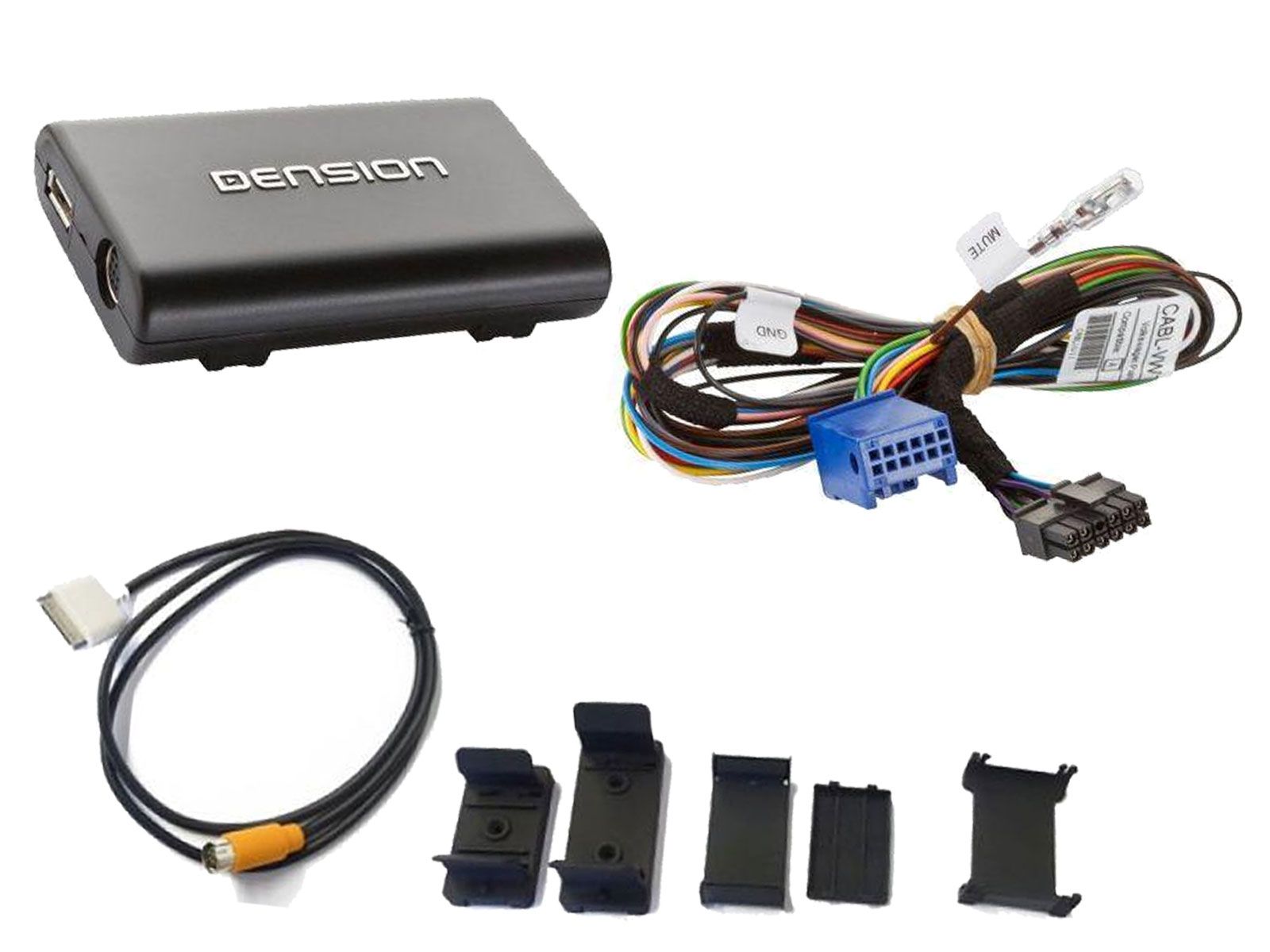 Dension Gateway Lite + Dock Cable - iPod / iPhone / USB Interface - VW, Seat (2004-2009) - Quadlock