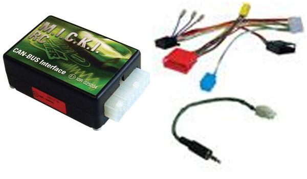 AIV M.I.C.K.I. R.C. CAN-BUS / Lenkrad-Interface - Audi A3, A4, A6 bis 2007 auf Alpine / Clarion /JVC