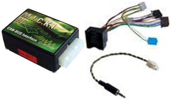 AIV M.I.C.K.I. R.C. CAN-BUS / Lenkrad-Interface - BMW 1er (E87), 3er (E90, E91) auf Pioneer / Sony