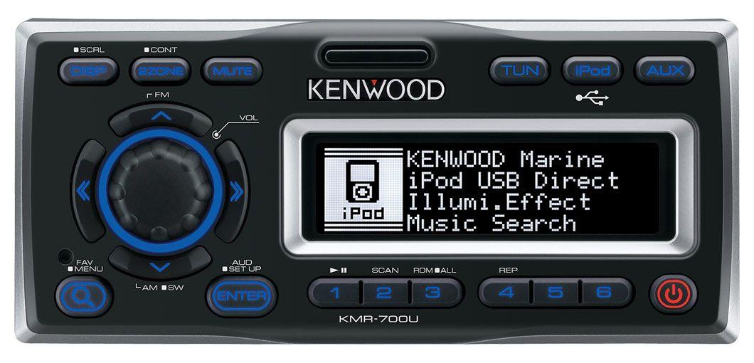 Kenwood KMR-700U Marine - MP3-Autoradio mit USB / iPod / AUX-IN - Restposten