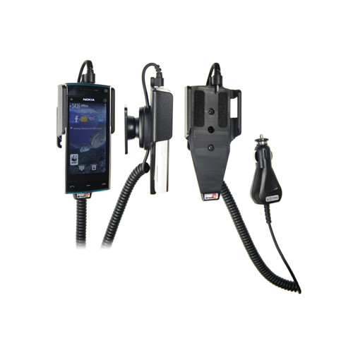 Brodit Handyhalterung - mit KFZ-Kabel - NOKIA X6 - 512125 - Restposten