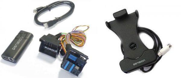 Dension Gateway Lite + 5G Cradle - iPod / iPhone / USB Interface - BMW 40 PIN Flachkontaktstecker