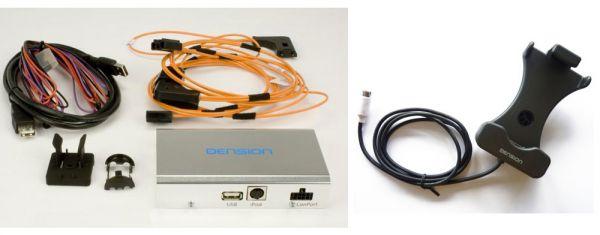 Dension Gateway 500 Lite + 5G Cradle - iPod / iPhone / USB Interface - Mercedes (99-05) - D2B