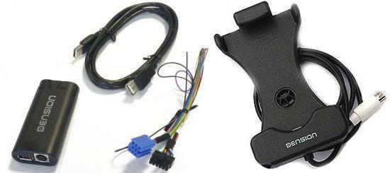 Dension Gateway Lite + 5G Cradle - iPod / iPhone / USB Interface - VW, Skoda (1998-2004) - ISO