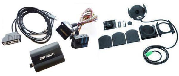 Dension Gateway Five + Active Cradle - iPod / iPhone / USB / Bluetooth Interface f&uuml;r Citroen Peugeot