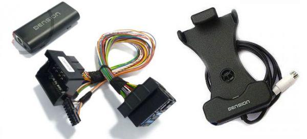 Dension Gateway 100 + 5G Cradle - iPod / iPhone / AUX Interface - Ford - Visteon - ID3 Textanzeige