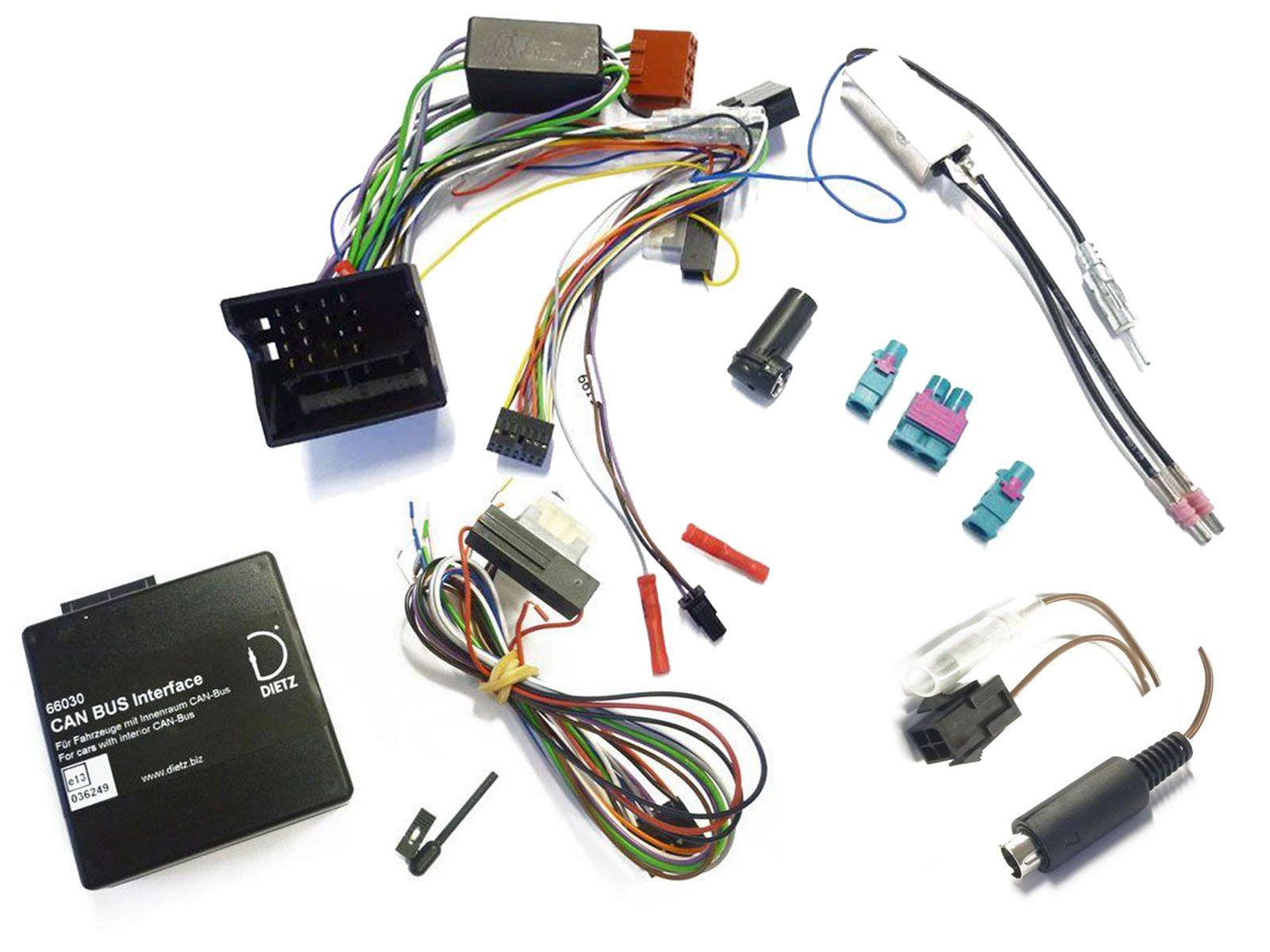 Dietz Can-Bus / Lenkrad Interface Set f�r Audi mit BOSE Verst�rker (ab 04) auf Kenwood