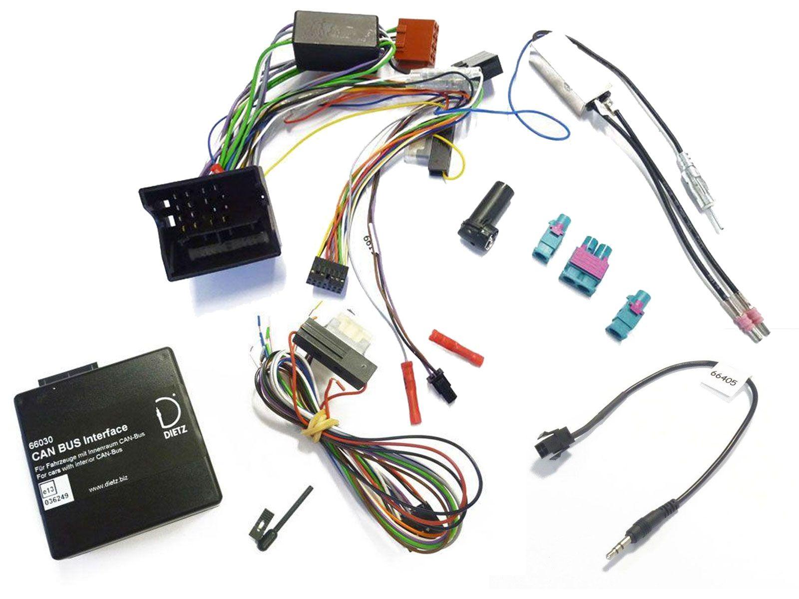 Dietz Can-Bus / Lenkrad Interface Set f�r Audi mit OEM BOSE Verst�rker (ab 2004) auf Pioneer / Sony