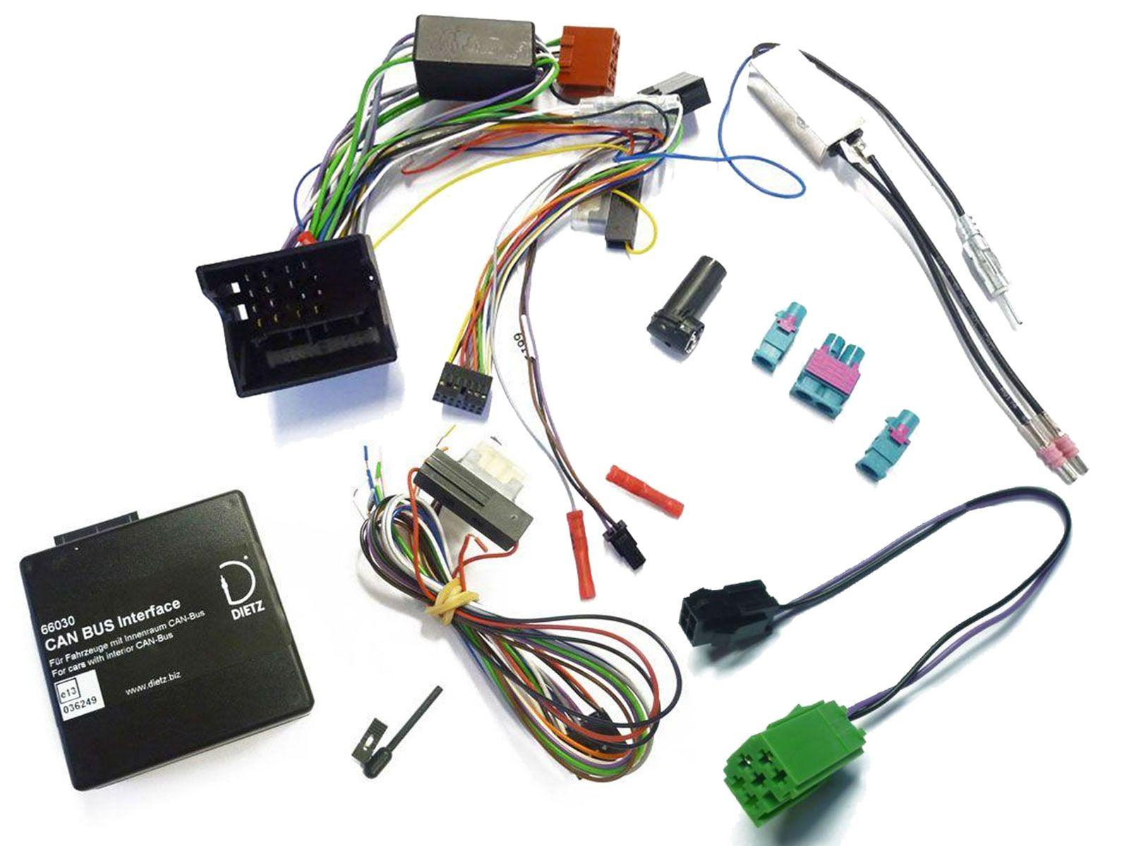 Dietz Can-Bus / Lenkrad Interface Set f�r Audi mit BOSE OEM Verst�rker (ab 04) auf Blaupunkt