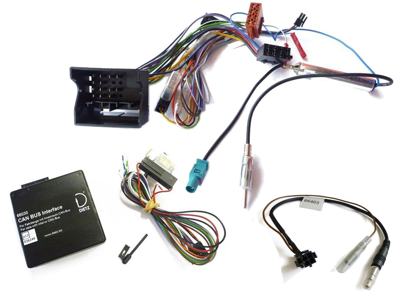 Dietz Can-Bus / Lenkrad Interface Set f�r BMW 1er, 3er, 5er, X3, X5 / Mini (ab 03) auf Clarion / JVC