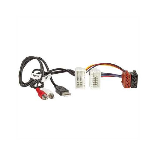 Adapterkabel ISO auf Hyundai IX35 + AUX (USB), RCA