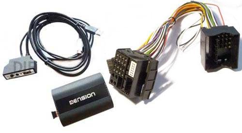Dension Gateway Five 5 - iPod / iPhone / USB / Bluetooth Interface f&uuml;r BMW 40 PIN Flachk. - GWF1BM4