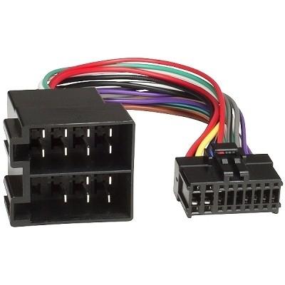 Anschlusskabel Pioneer 16 polig (22,3x6,8 mm) auf ISO - DEH-P80MP, P6600R , P8100R, P8400MP, P9100R