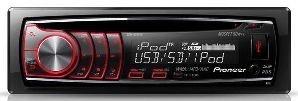 Pioneer DEH-6300SD - CD/MP3-Autoradio mit USB / iPod / SD / AUX-IN