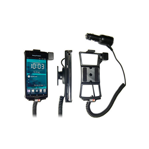 Brodit Handyhalterung - mit KFZ-Kabel - SONY ERICSSON Xperia arc - 512249 - Restposten