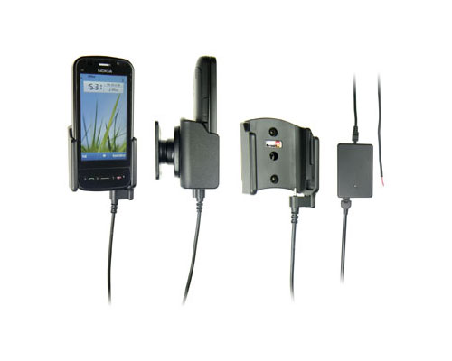 Brodit Handyhalterung - mit Molex-Adapter - NOKIA C6-00 - 513210 - Restposten