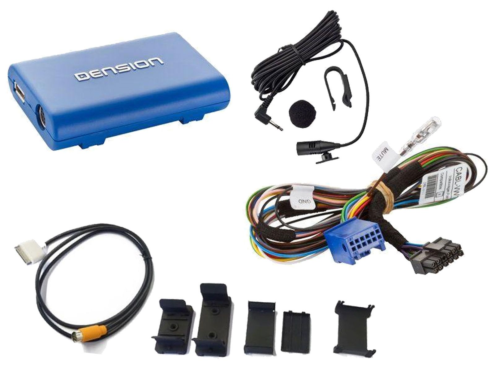 Dension Gateway Lite BT + Dock Cable - iPod / USB / iPhone / Bluetooth Interface - VW (Quadlock)