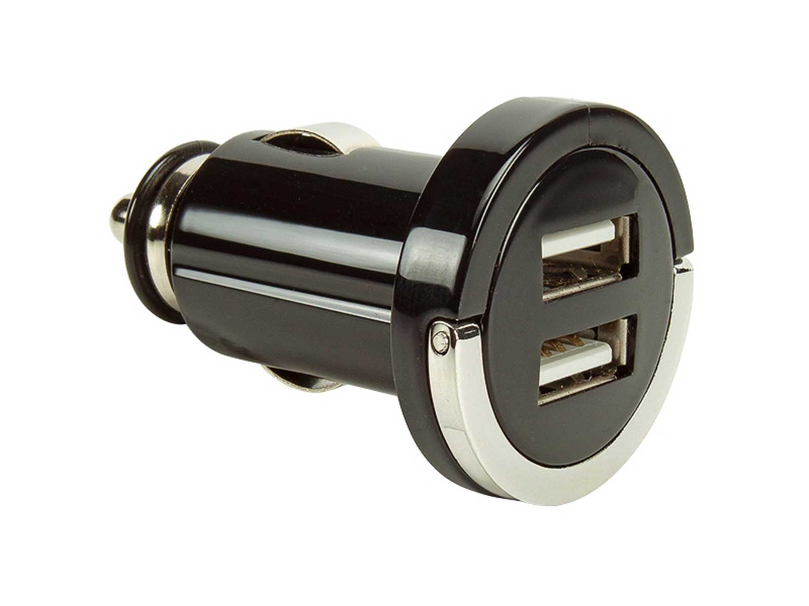 Dual USB Lade-Adapter mini-Version Kfz Adapter 12V/24V - 2 Dual USB (2,1A) für Zigarettenanzünder