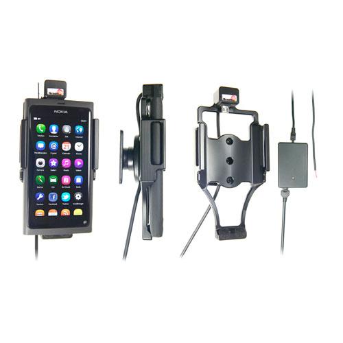 Brodit Handyhalterung - mit Molex-Adapter - NOKIA Lumia 800 / N9 - 513297 - Restposten