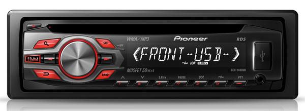 Pioneer DEH-1400UB - CD/MP3-Autoradio mit USB / AUX-IN
