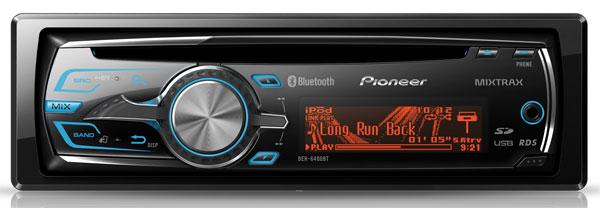 Pioneer DEH-6400BT - CD/MP3-Autoradio mit Bluetooth / USB / iPod / SD / AUX-IN